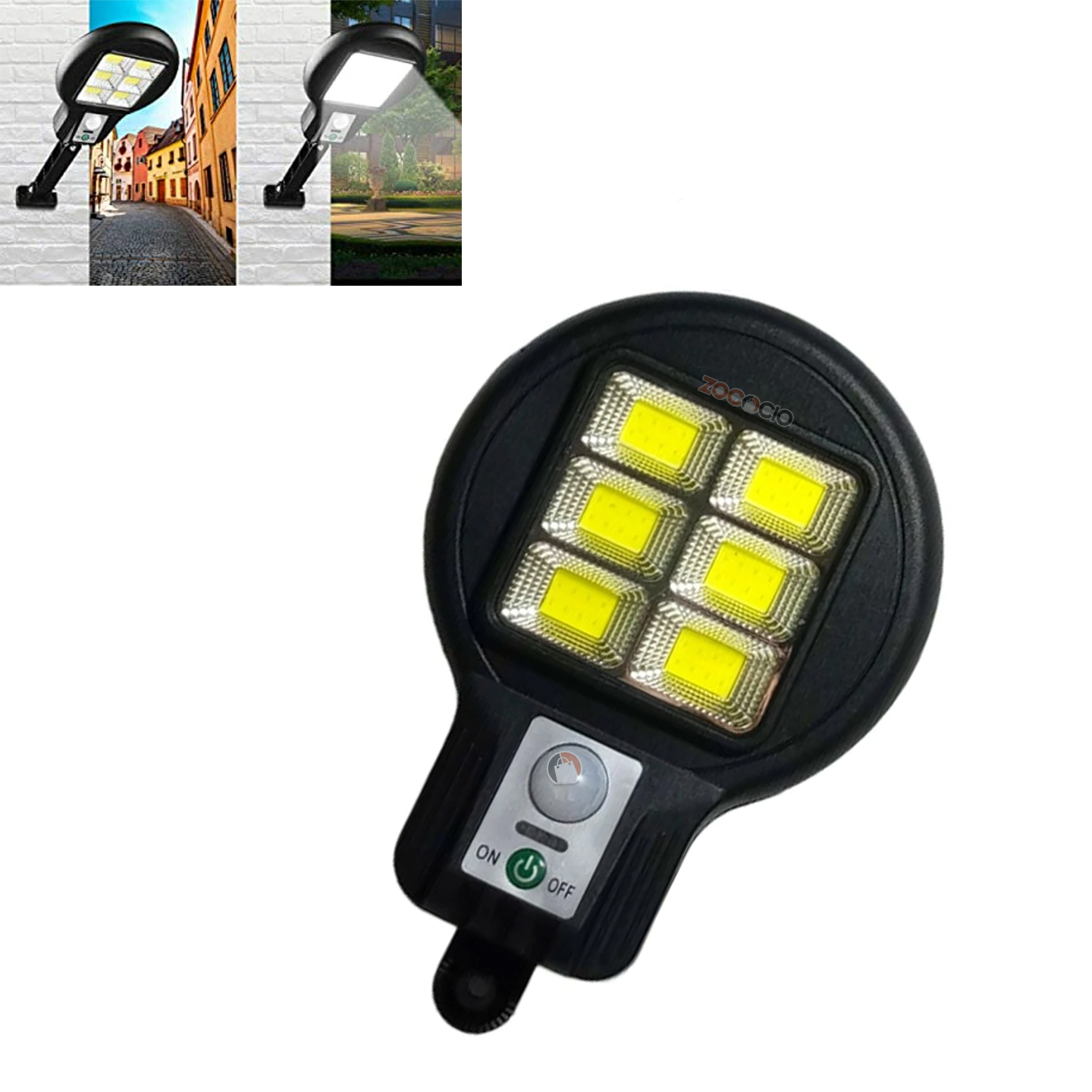 Miniatura 4 de Lampara Solar Exterior Redonda sensor182